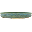 Pot à bonsaï rond vert par Echizen - 263 x 263 x 45 mm