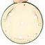 Pot à bonsaï rond vert par Echizen - 263 x 263 x 45 mm