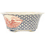 Vaso bonsai rotondo multicolore di Echizen - 190 x 190 x 73 mm