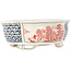 Mokko multicolor bonsai pot by Echizen - 137 x 108 x 48 mm