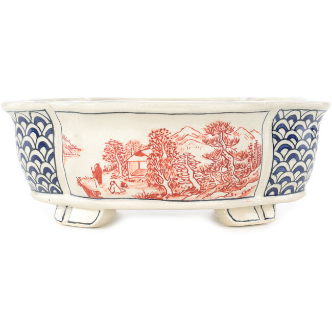 Mokko multicolor bonsai pot van Echizen - 137 x 108 x 48 mm