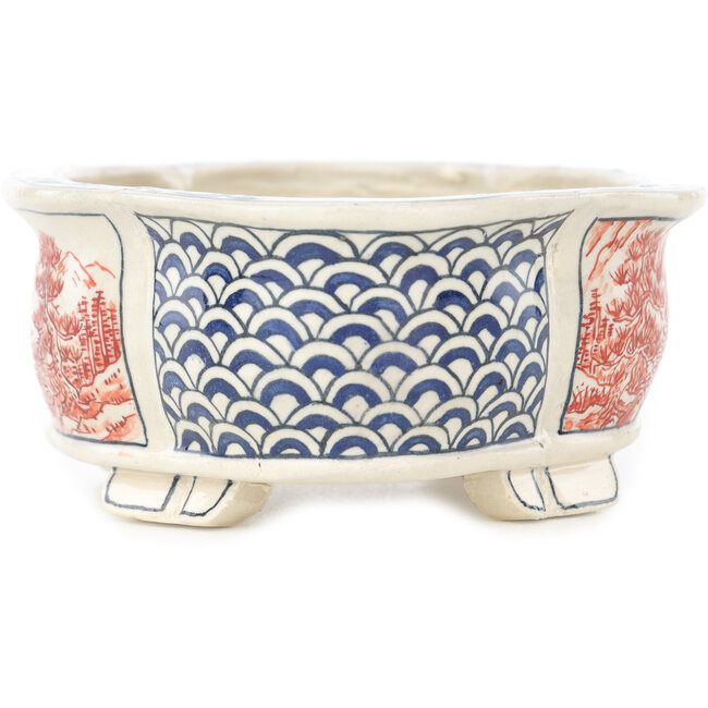 Mokko multicolor bonsai pot van Echizen - 137 x 108 x 48 mm