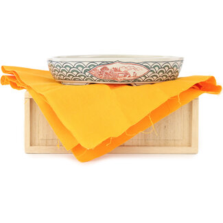  Echizen Hosui Maceta ovalada multicolor para bonsái de 145 mm de Echizen, Japón