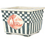 Square multicolor bonsai pot by Echizen - 140 x 140 x 110 mm