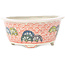 Ronde multicolor bonsai pot van Echizen - 125 x 125 x 50 mm