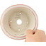 Pot à bonsaï rond multicolore de Echizen - 125 x 125 x 50 mm
