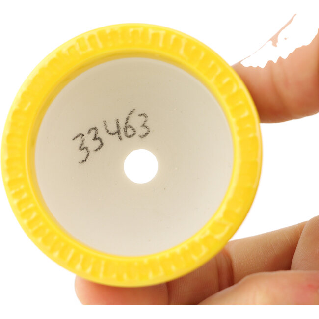 Pot à bonsaï rond multicolore jaune de Syoami - 50 x 50 x 27 mm