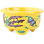 Pot à bonsaï rond multicolore jaune de Syoami - 50 x 50 x 27 mm
