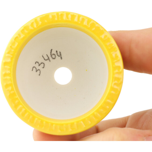 Pot à bonsaï rond multicolore jaune de Syoami - 50 x 50 x 27 mm