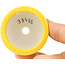 Pot à bonsaï rond multicolore jaune de Syoami - 50 x 50 x 27 mm