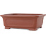 Maceta rectangular sin esmaltar para bonsái de Shibakatsu - 195 x 152 x 65 mm
