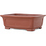 Maceta rectangular sin esmaltar para bonsái de Shibakatsu - 195 x 152 x 65 mm