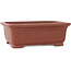 Maceta rectangular sin esmaltar para bonsái de Shibakatsu - 195 x 152 x 65 mm