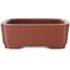 Maceta rectangular sin esmaltar para bonsái de Shibakatsu - 210 x 155 x 52 mm