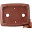 Maceta rectangular sin esmaltar para bonsái de Shibakatsu - 195 x 152 x 65 mm