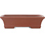Maceta rectangular sin esmaltar para bonsái de Shibakatsu - 190 x 142 x 50 mm