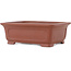 Maceta rectangular sin esmaltar para bonsái de Shibakatsu - 198 x 152 x 68 mm