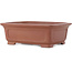 Maceta rectangular sin esmaltar para bonsái de Shibakatsu - 198 x 152 x 68 mm