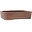 Maceta rectangular sin esmaltar para bonsái de Shibakatsu - 225 x 175 x 55 mm