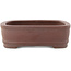 Maceta rectangular sin esmaltar para bonsái de Shibakatsu - 225 x 175 x 55 mm