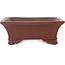 Maceta rectangular sin esmaltar para bonsái de Shibakatsu - 195 x 165 x 59 mm