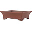 Maceta rectangular sin esmaltar para bonsái de Shibakatsu - 195 x 165 x 59 mm