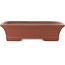Maceta rectangular sin esmaltar para bonsái de Shibakatsu - 193 x 146 x 50 mm