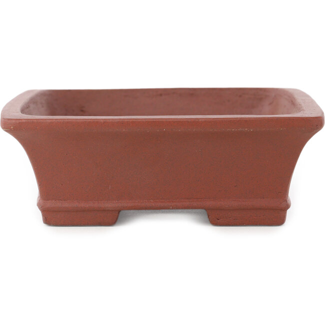 Vaso bonsai rettangolare non smaltato di Shibakatsu - 193 x 146 x 50 mm