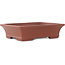 Maceta rectangular sin esmaltar para bonsái de Shibakatsu - 193 x 146 x 50 mm