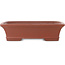 Maceta rectangular sin esmaltar para bonsái de Shibakatsu - 193 x 146 x 50 mm