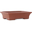 Maceta rectangular sin esmaltar para bonsái de Shibakatsu - 193 x 146 x 50 mm