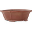 Lotus unglazed bonsai pot by Shibakatsu - 195 x 175 x 60 mm