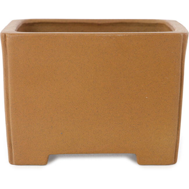Maceta cuadrada sin esmaltar para bonsái de Shibakatsu - 125 x 125 x 87 mm