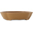 Mokko unglasierter Bonsai-Topf von Shibakatsu - 187 x 170 x 43 mm