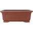 Maceta rectangular sin esmaltar para bonsái de Shibakatsu - 199 x 150 x 67 mm