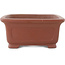 Maceta rectangular sin esmaltar para bonsái de Shibakatsu - 199 x 150 x 67 mm