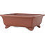 Maceta rectangular sin esmaltar para bonsái de Shibakatsu - 185 x 155 x 65 mm