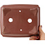 Maceta rectangular sin esmaltar para bonsái de Shibakatsu - 185 x 155 x 65 mm