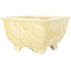 Pot à bonsaï carré beige de Heian Kosen - 135 x 135 x 80 mm