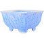 Vaso bonsai quadrato blu di Heian Kosen - 135 x 135 x 80 mm