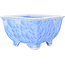 Square blue bonsai pot by Heian Kosen - 135 x 135 x 80 mm