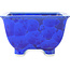 Pot à bonsaï carré bleu foncé de Heian Kosen - 135 x 135 x 80 mm
