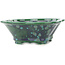Maceta para bonsái Mokko verde y azul de Heian Kosen - 170 x 160 x 57 mm