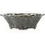 Mokko bruine multicolor bonsai pot van Heian Kosen - 155 x 137 x 55 mm