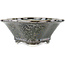 Vaso bonsai multicolore marrone Mokko di Heian Kosen - 155 x 137 x 55 mm