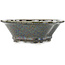 Vaso bonsai multicolore marrone Mokko di Heian Kosen - 170 x 160 x 57 mm
