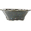 Vaso bonsai multicolore marrone Mokko di Heian Kosen - 170 x 160 x 57 mm