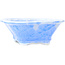Mokko blue bonsai pot by Heian Kosen - 155 x 137 x 55 mm