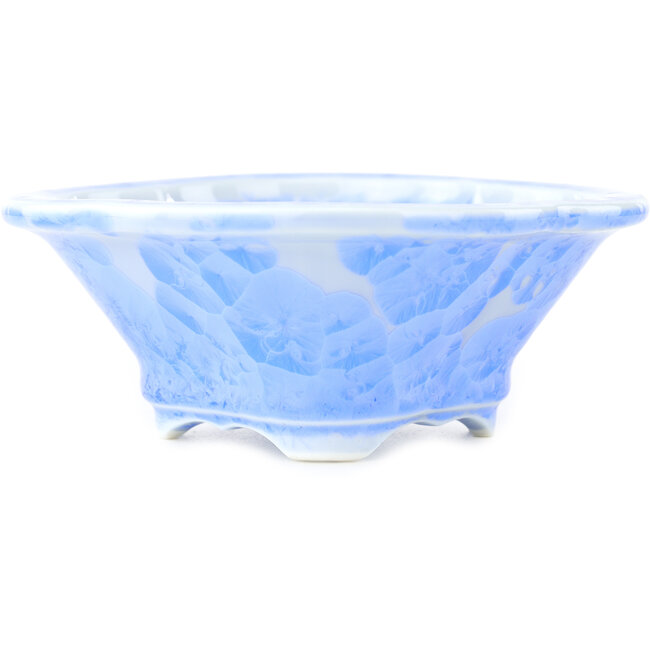 Maceta para bonsái azul Mokko de Heian Kosen - 155 x 137 x 55 mm