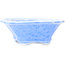 Mokko blue bonsai pot by Heian Kosen - 155 x 137 x 55 mm